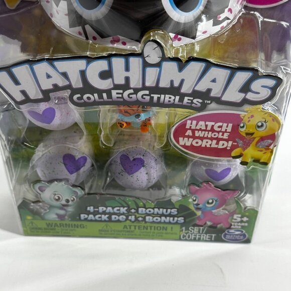 Hatchimals Coleggtibles  4 Pack Plus Orange Tiger RARE HTF Season 1 Mini Figure - Picture 3 of 14